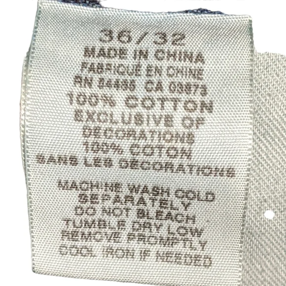 American Eagle straight leg jeans men's button fly distressed destroyed… - Picture 9 of 11